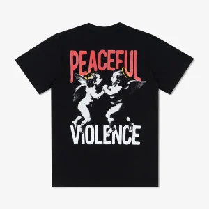 T-shirt Manto Angels Nero