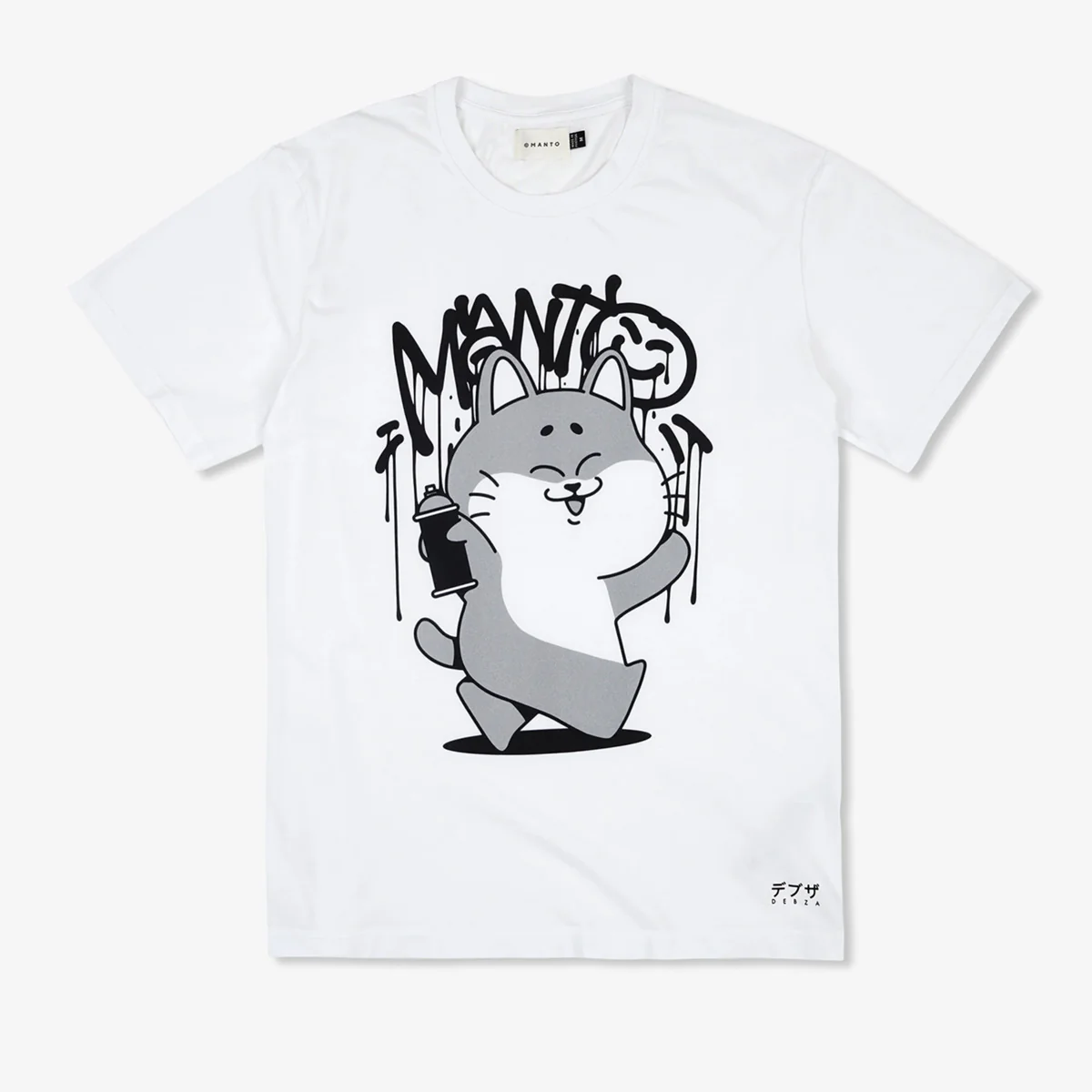 T-shirt Manto Debza bianco