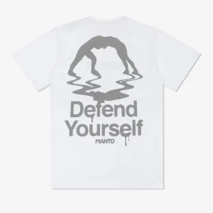 T-shirt Manto Drip bianco