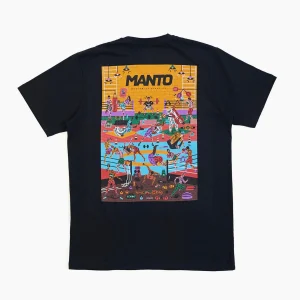 T-shirt Manto Gym 2.0 Nero