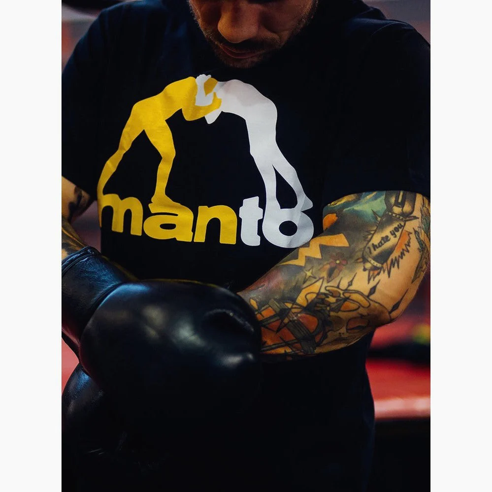 T-shirt Manto Logo Black - immagine 4