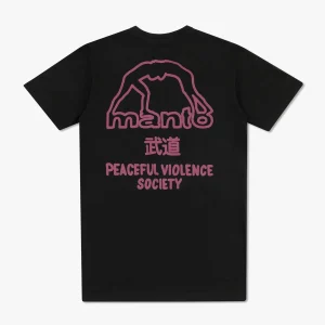 T-shirt Manto SOCIETY 25 Nero