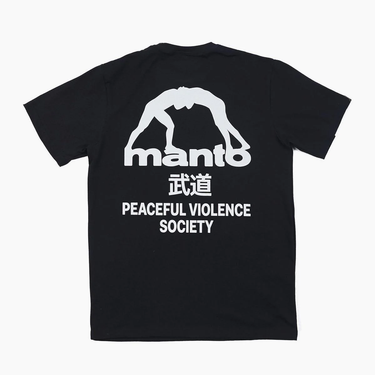 T-shirt Manto SOCIETY Nero-bianco
