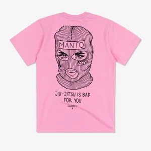 T-shirt Manto x KTOF Balaclava Rosa