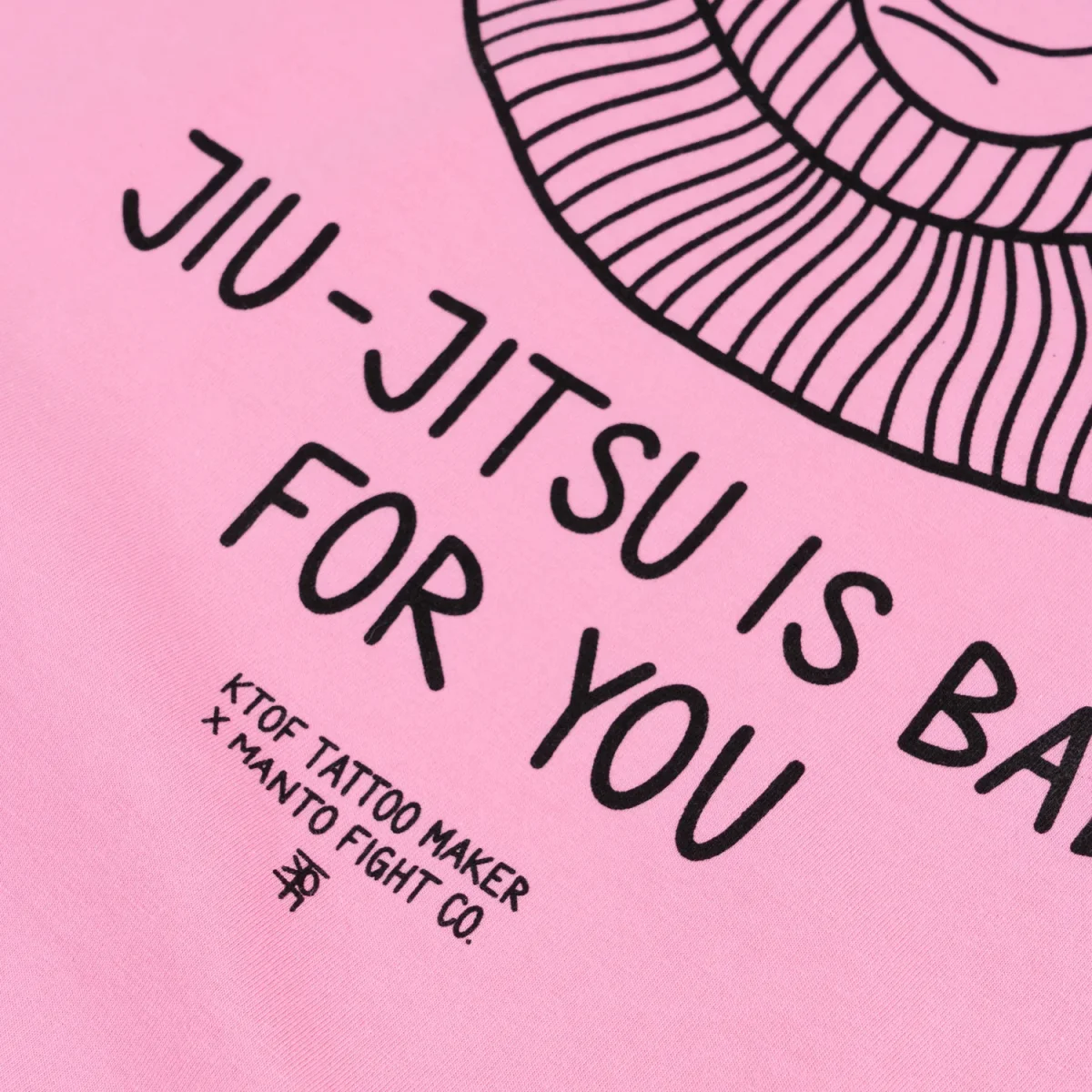 T-shirt Manto x KTOF Balaclava Rosa - immagine 4