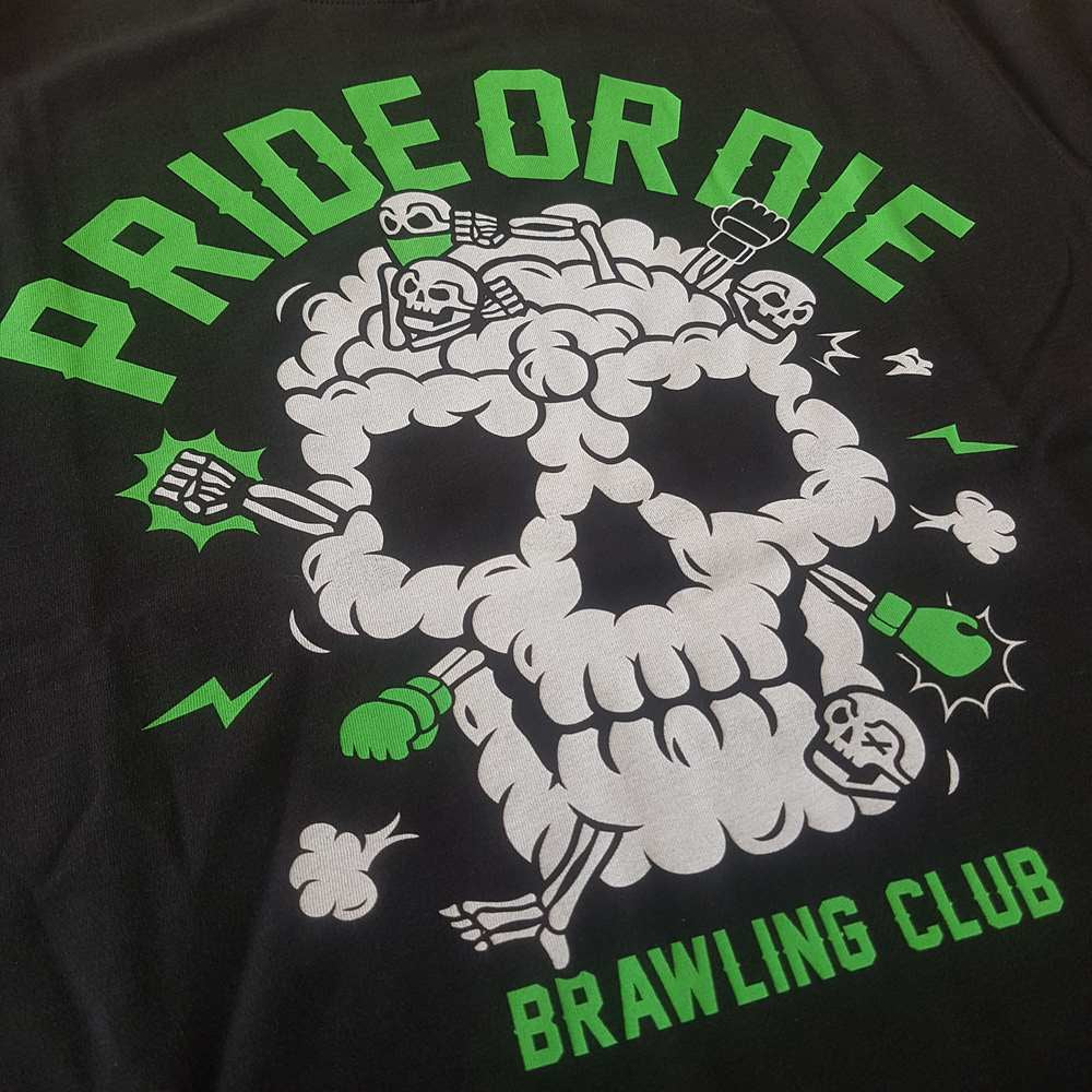 T-shirt Pride or Die Brawling Club - immagine 3