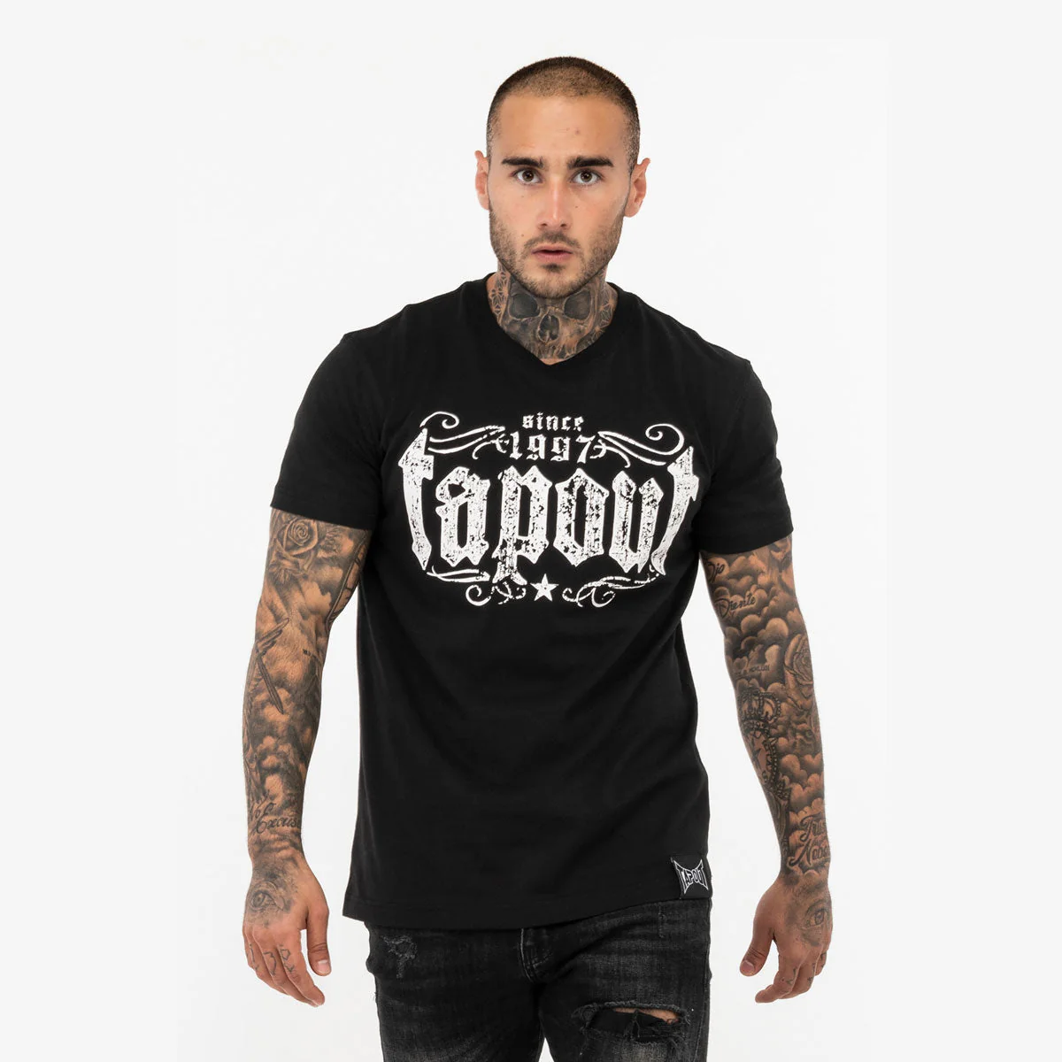 T-shirt Tapout Crashed Nero