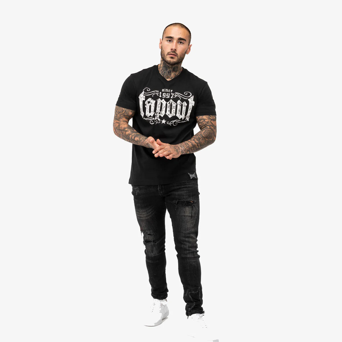 T-shirt Tapout Crashed Nero - immagine 3