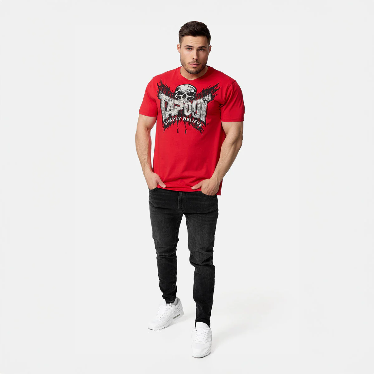 T-shirt Tapout Creston Rosso - immagine 3