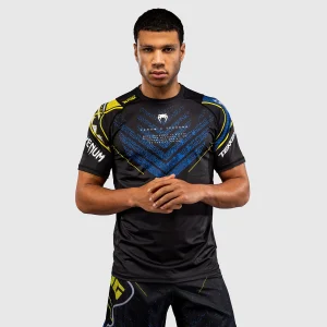 T-shirt Venum Dry Tech Tekken 8 King Nero-giallo