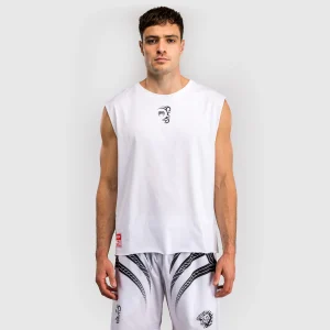 T-shirt smanicata Venum x Mike Tyson Bianco