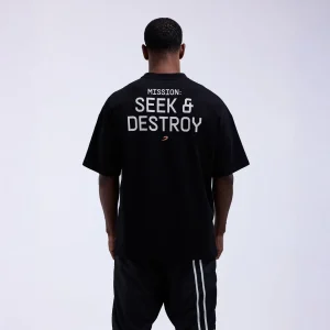 T-shirt Bivol x Boxraw Oversize Nero