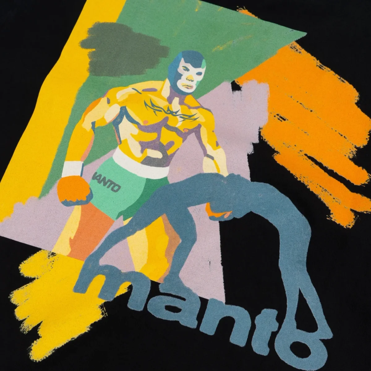 T-shirt Manto Luchador Nero - immagine 4