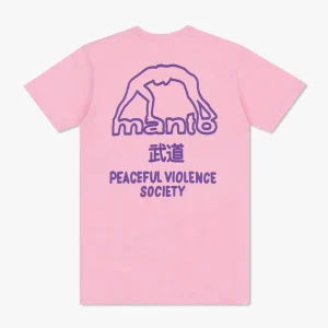 T-shirt Manto Society 25 rosa