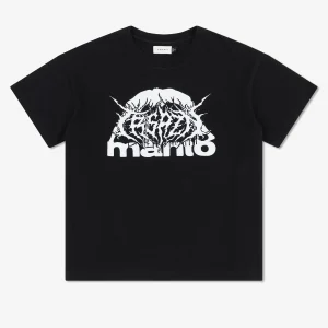 T-shirt oversize Manto Treasure Zone Nero