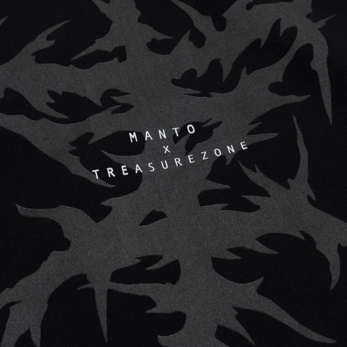 T-shirt oversize Manto Treasure Zone Nero - immagine 5