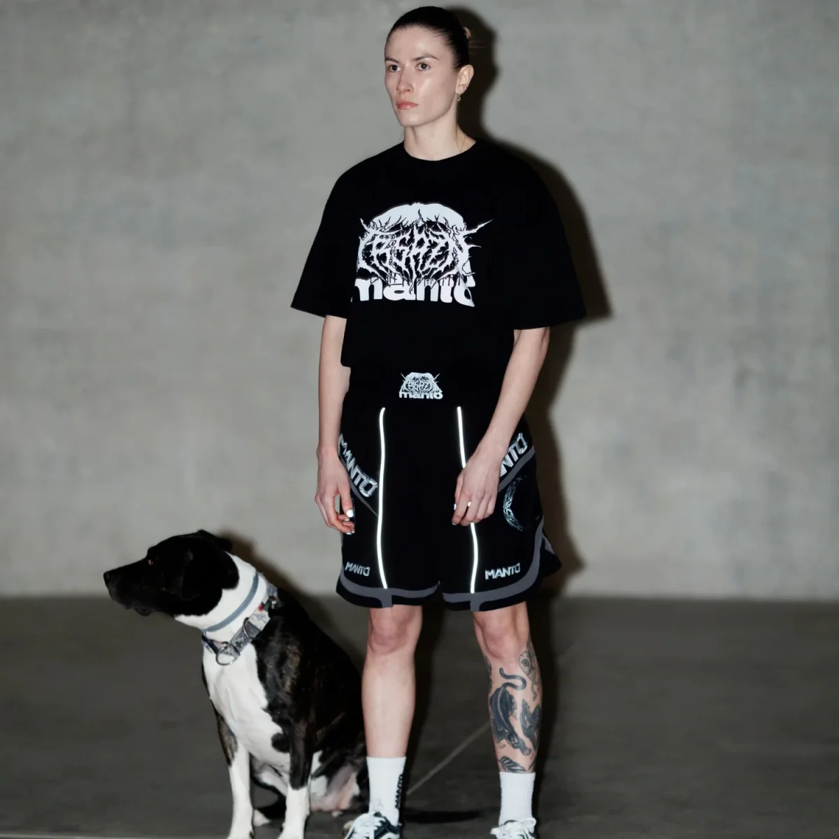 T-shirt oversize Manto Treasure Zone Nero - immagine 8