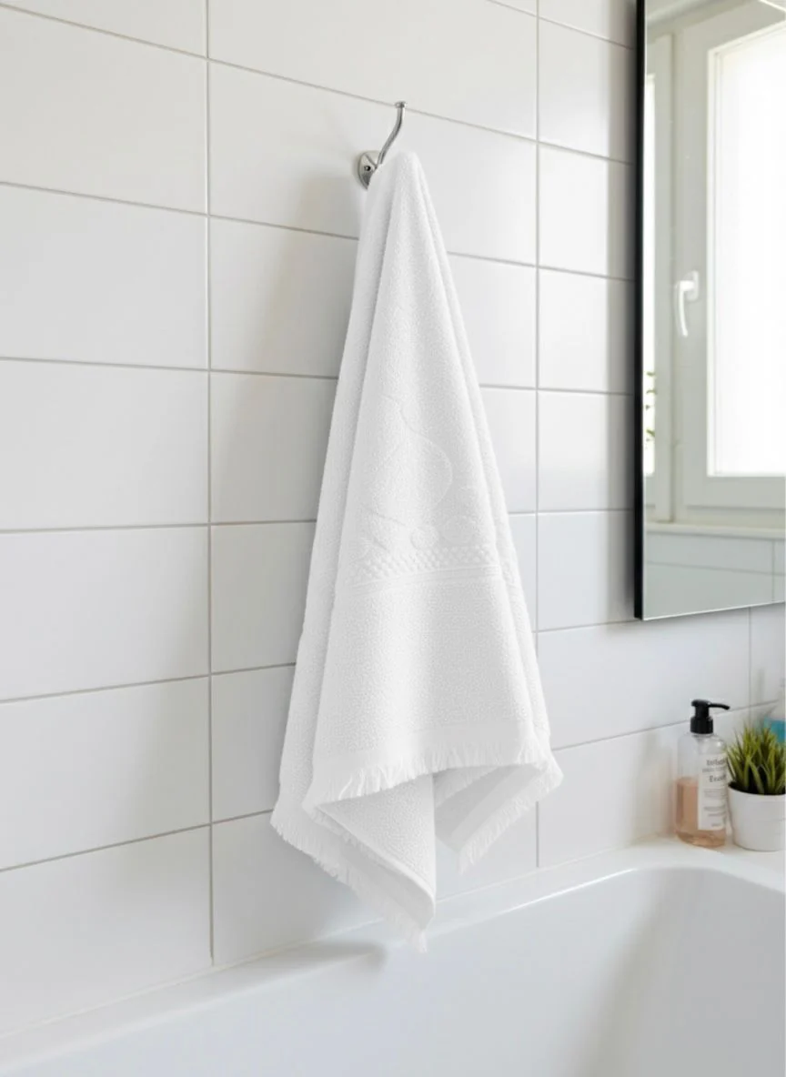 Telo Spugna Jaquard con frange - immagine 5