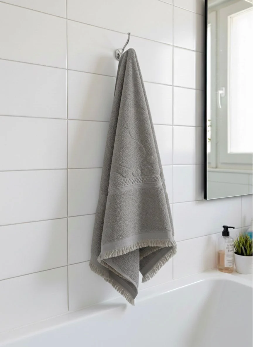 Telo Spugna Jaquard con frange - immagine 6