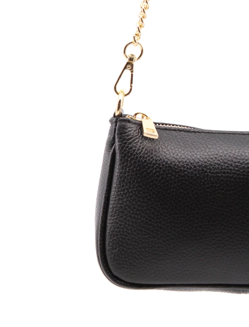 Venus-2 borsa in pelle con catena oro - immagine 3