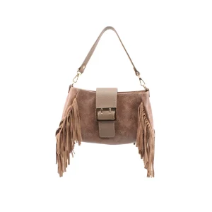 Verona borsa a spalla con frange donna