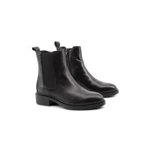 Stivaletto in pelle con zip da donna