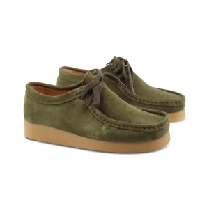 Scarpa stringata scamosciata da donna