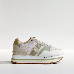 SNEAKER ALLACCIATA CON ZEPPA EPPS BLAUER DONNA