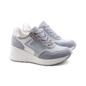 Sneaker con zeppa da donna