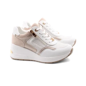 Sneaker con zeppa da donna