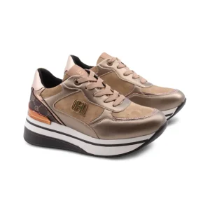 Sneaker con zeppa da donna