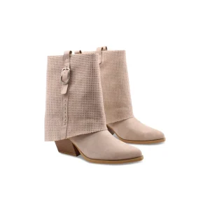 Stivale texano con risvolto da donna