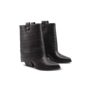 Stivale texano con risvolto da donna