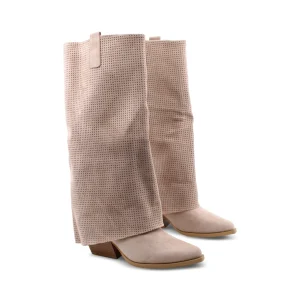 Stivale texano con risvolto da donna