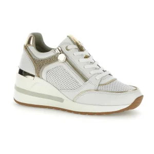 SNEAKERS ALLACCIATA E ZIP LATERALE CON ZEPPA 4 MINA STONEFLY DONNA
