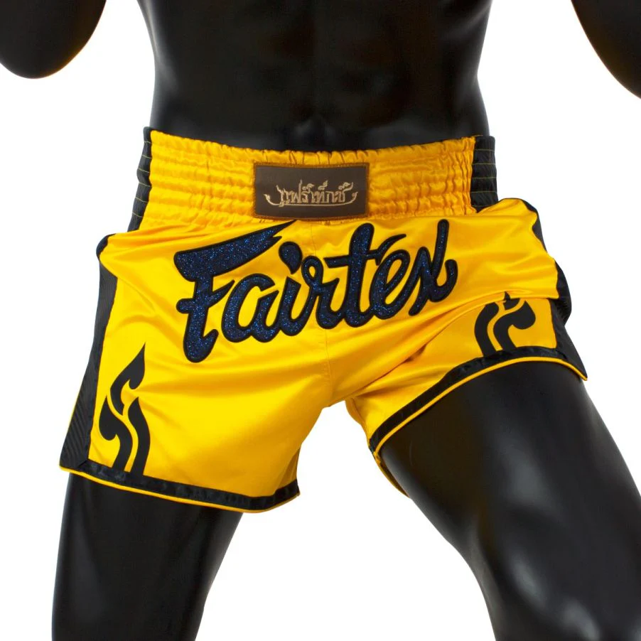Pantaloncini kick-thai Fairtex BS1701 Giallo - immagine 4