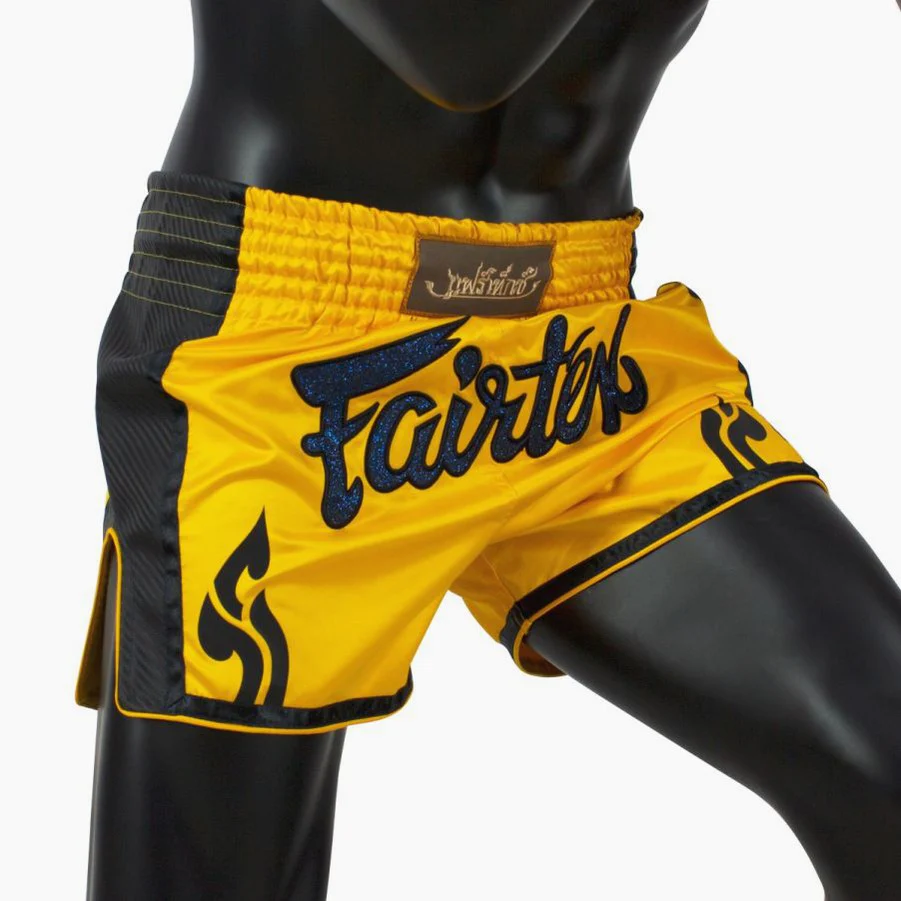 Pantaloncini kick-thai Fairtex BS1701 Giallo - immagine 5