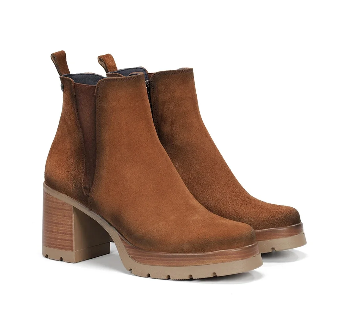 TRONCHETTO CON TACCO 8 E PLATEAU SAFE DORKING BY FLUCHOS DONNA