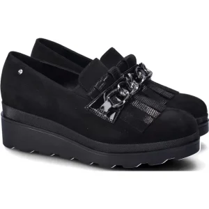 MOCASSINO CON FRANGIA E FIBBIETTA DONNA SERENA