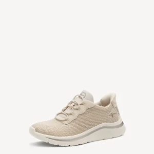 SNEAKERS IN TESSUTO BRILLANTINATO CON LACCI ELASTICI TAMARIS CONFORT