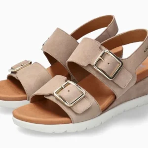 SANDALO A DUE FASCE REGOLABILE CON ZEPPA 3CM MEPHISTO DONNA