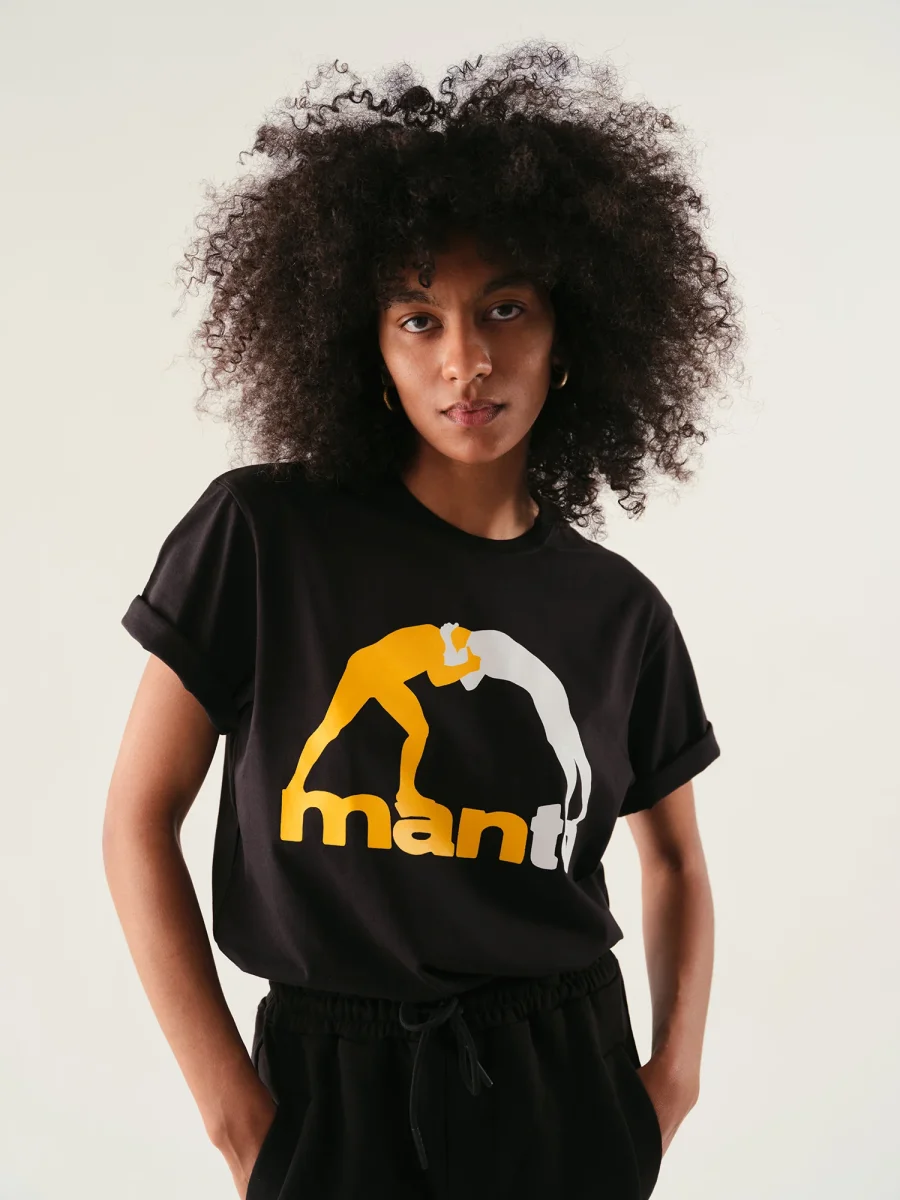 T-shirt Manto Logo Black - immagine 8