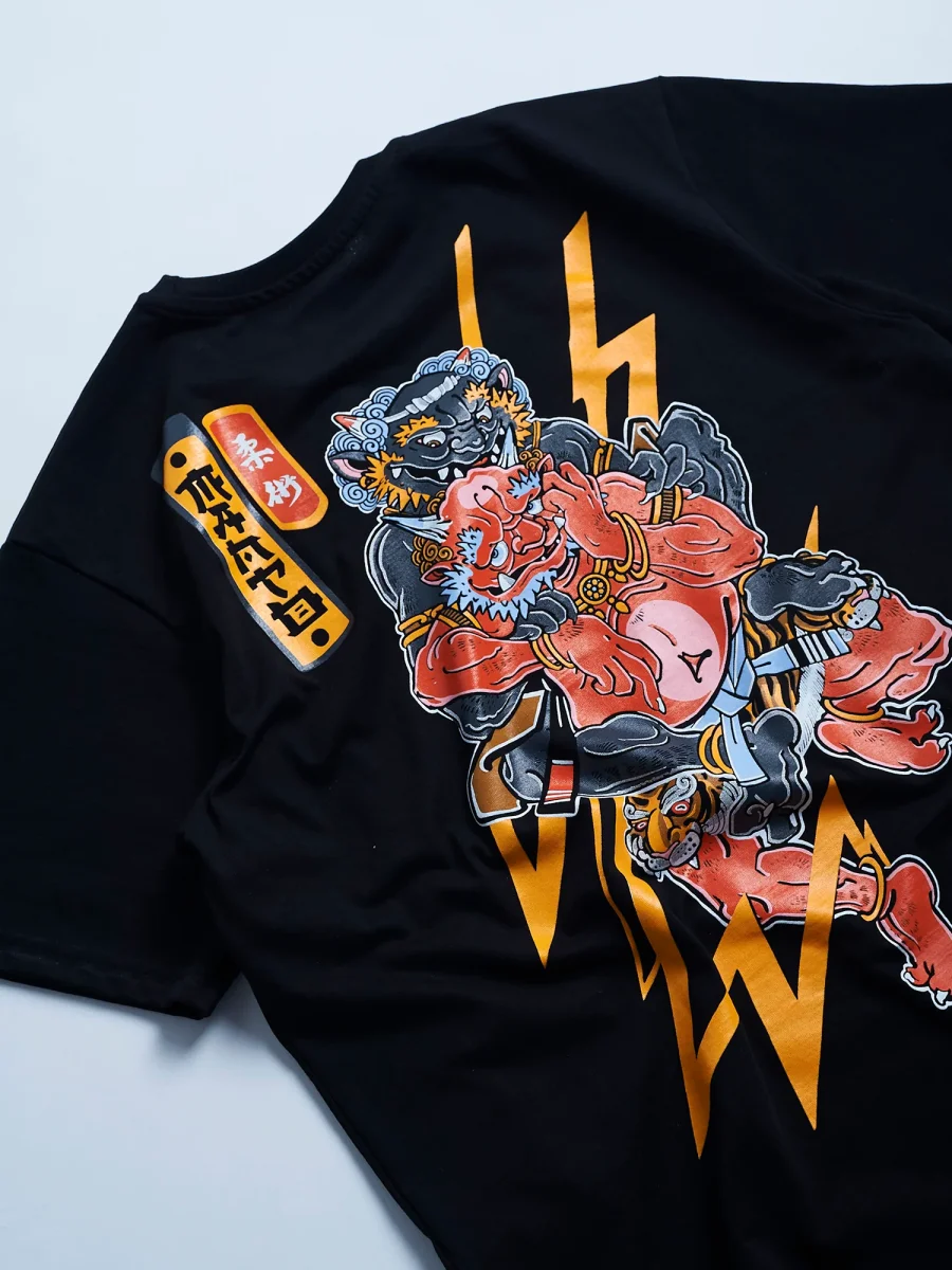 T-shirt Manto Yauhen Abu ONI nero - immagine 8