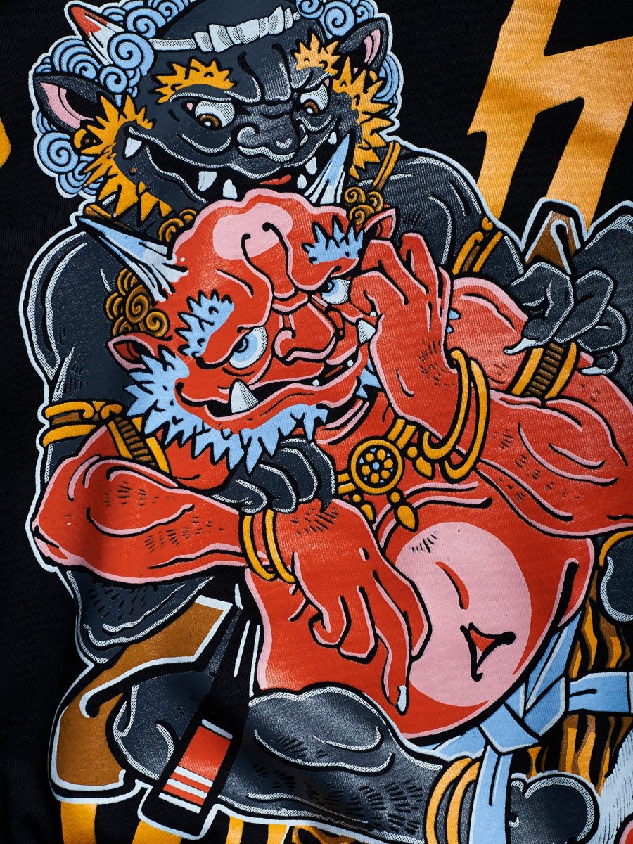 T-shirt Manto Yauhen Abu ONI nero - immagine 9