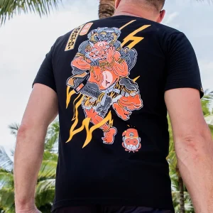 T-shirt Manto Yauhen Abu ONI nero