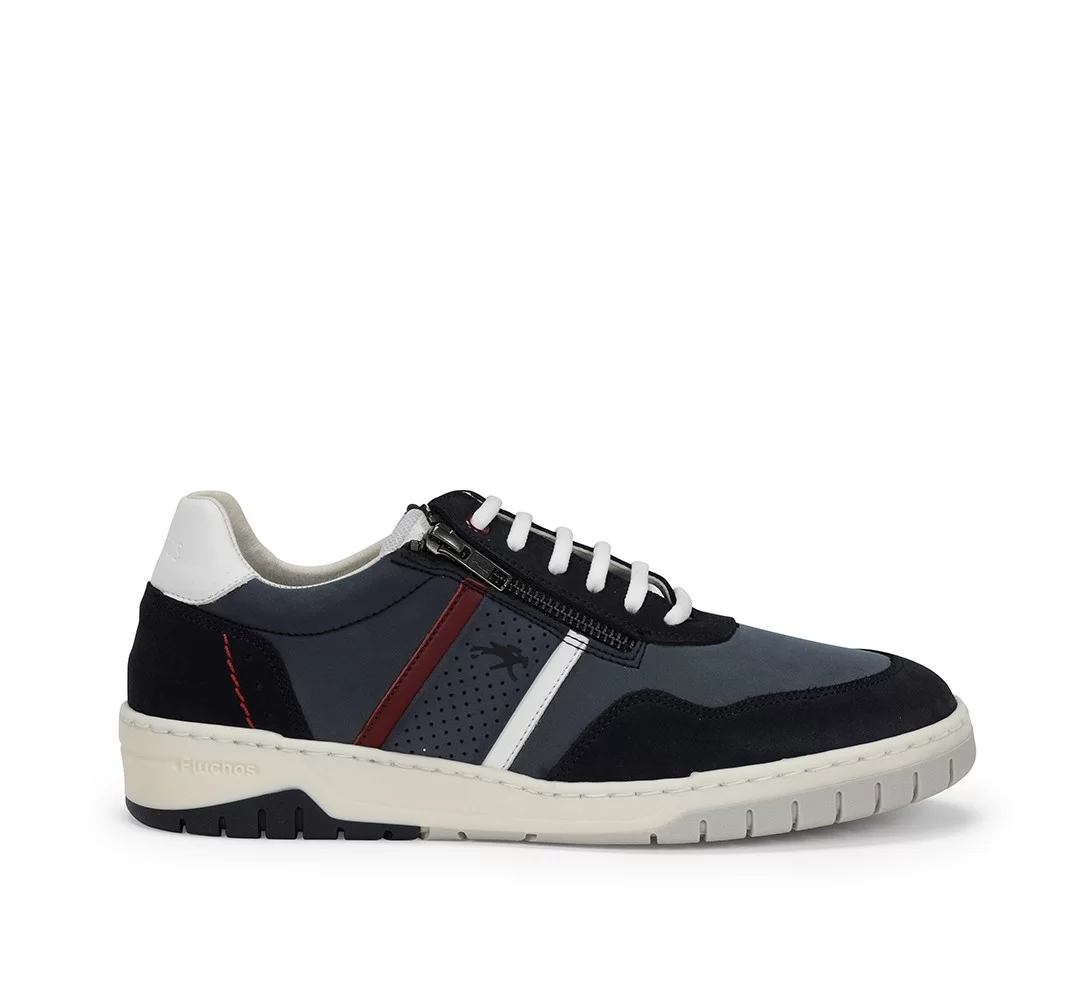 SNEAKERS CON LACCI E ZIP LATERALE ROGER FLUCHOS UOMO - immagine 3