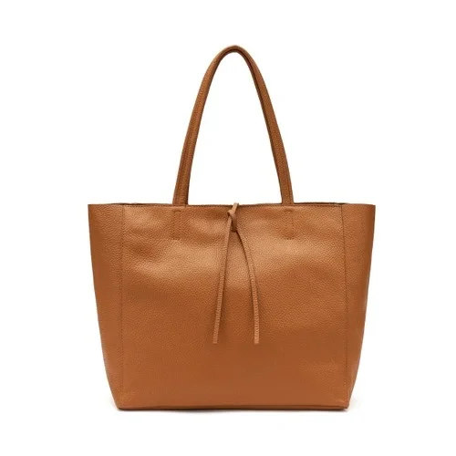 BORSA SHOPPING BAG IN PELLE MORBIDA FRAU DONNA - immagine 5