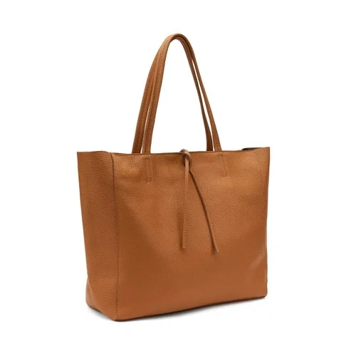 BORSA SHOPPING BAG IN PELLE MORBIDA FRAU DONNA - immagine 4