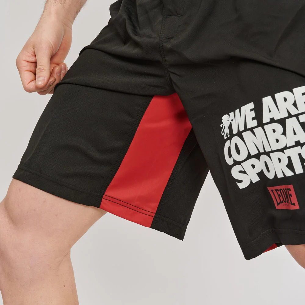 Pantaloncini MMA Leone Logo Wacs AB952 - immagine 4