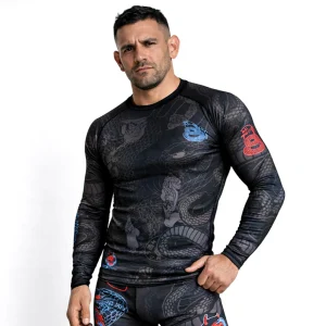 Rashguard Half Sumo Black Mamba Neon maniche lunghe